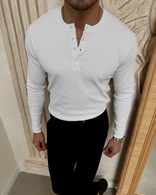 Long sleeves Henley shirt